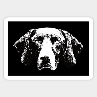 German Shorthaired Pointer  - GSP Christmas Gifts Sticker